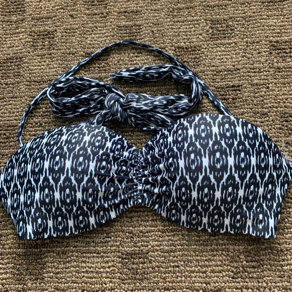 Live Love Dream Bandeau Bikini Top.